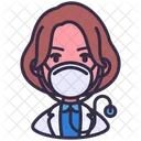 Doctor Medical Mask Icon