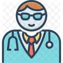 Medical Assistance Man Doctor Physician Icon