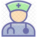 Doctor Nurse Healthcare Icon