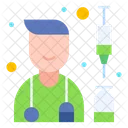 Doctor Injection Covid Icon