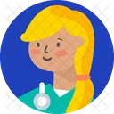 Doctor Nurse Woman Icon