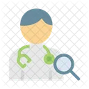 Doctor Search Medical Icon
