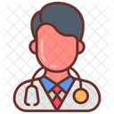 Doctor Physician Medical Man Icon