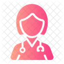 Doctor Nurse Teamwork Icon