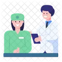 Doctor and Nurse  Icon