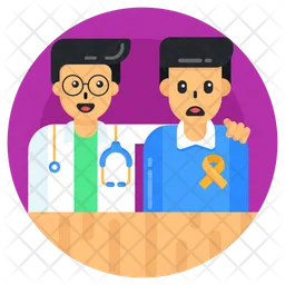 Doctor and Patient  Icon