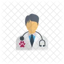 Doctor Animal Profesional Icono