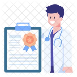 Doctor Certificate  Icon