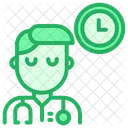 Doctor Reloj Tiempo Icono