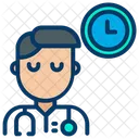 Doctor Reloj Tiempo Icono