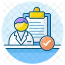 Doctor Consultation Medical Report Medical Document Icon
