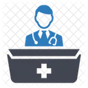 Doctor Desk Doctor Office Clinic Icon