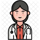 Doctor Female Professional Profession Icon