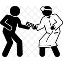 Doctor Giving Medicine Shingles Doctor Icon