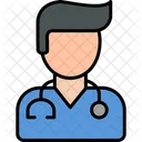 Doctor health care humanology profession medical person pharmacist therapist  Icon