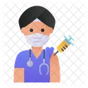 Vacunacion Medico Hindu Hindu Doctor Icono