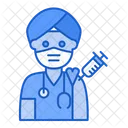 Vacunacion Medico Hindu Hindu Doctor Icono