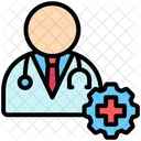 Doctor Hospital Patient Icon