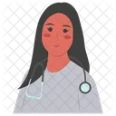 Doctor Lady Doctor Nurse Icon