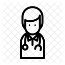Doctor Clitical Illness Check Icon