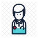 Doctor Clitical Illness Check Icon