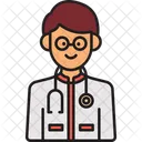 Medico Varon Doctor Hombre Icono