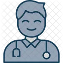 Medico Masculino Hombre Doctor Icono