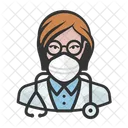 Avatar Medico Blanco Icon