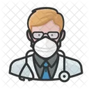 Avatar Medico Blanco Icon