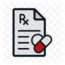 Doctor Prescription Rx Prescription Medicine Prescription Icône