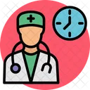 Doctor Time Appointment Schedule Time Icon