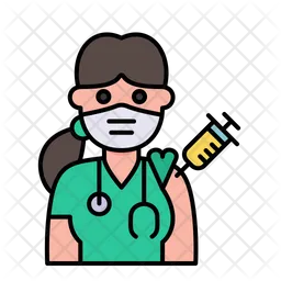 Doctor Vaccination  Icon