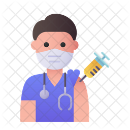 Doctor Vaccination Icon
