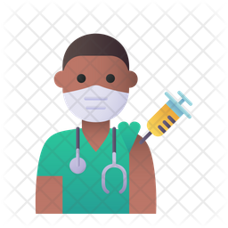 Doctor Vaccination Icon