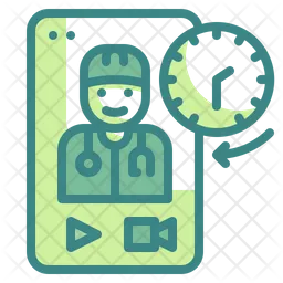 Doctor Video Call  Icon