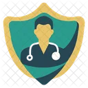 Doctor With Shield  Icon