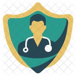 Doctor With Shield  Icon