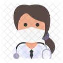 Doctor Avatar Woman Icon