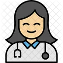 Doctora Mujer Doctor Icon