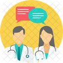 Doctors Chat Conversation Communication アイコン
