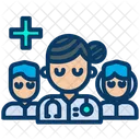 Doctor Team Nurse Icon