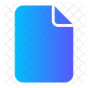 Document File Blank Page Icon