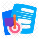 Document Target Hunting Icon