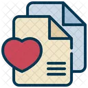 Document File Heart Icon