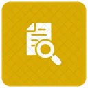 Document File Magnifyingglass Icon