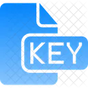 Document File Key Icon