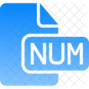 Document File Numbers Icon