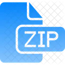 Document File Zip Icon