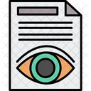 Document Paper Eye Icon