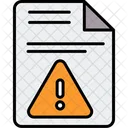 Document Warning Document Warming Icon